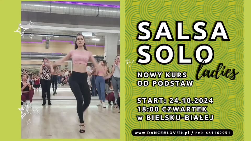 SALSA SOLO - nowy kurs OD PODSTAW dla kobiet w Bielsku-Białej
