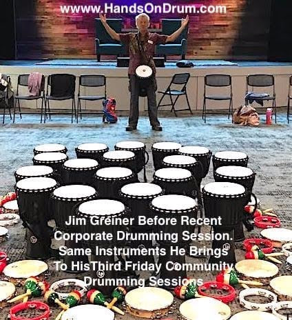 Third Friday Community Rhythms Class w Jim Greiner: 4 18