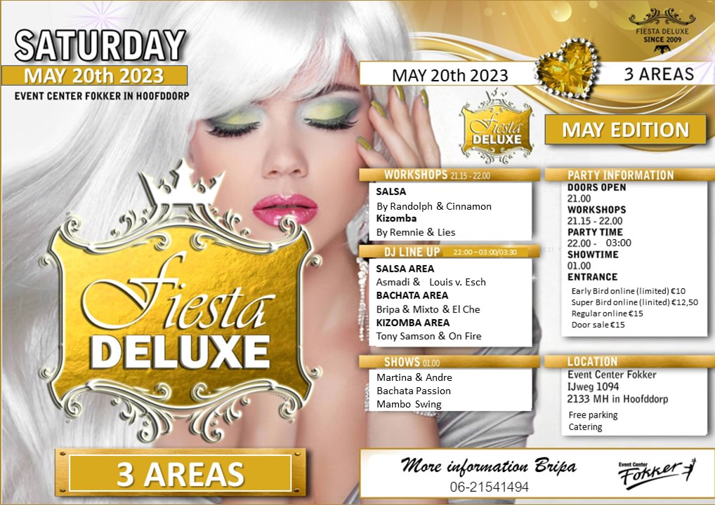 FIESTA DELUXE - May Edition 3 AREAS