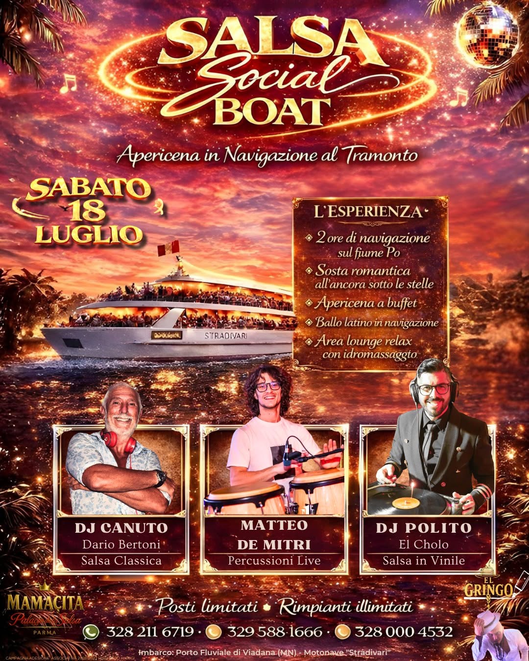 🚢✨ SALSA SOCIAL BOAT 18 LUGLIO ✨🚢