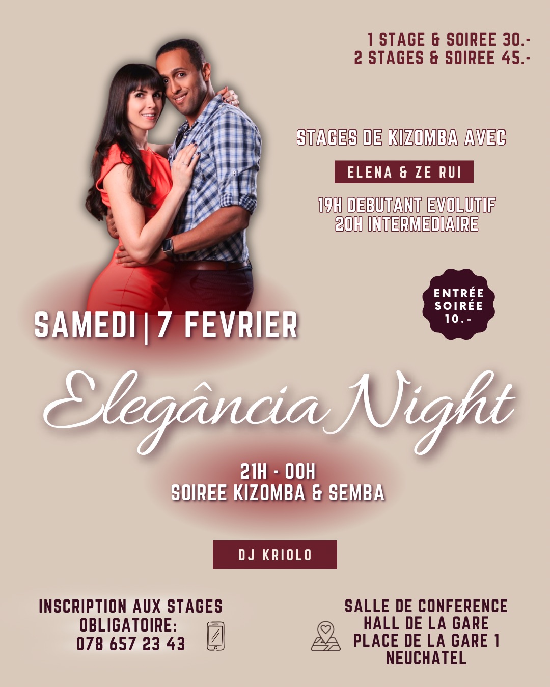 ELEGÂNCIA NIGHT Kizomba & Semba
