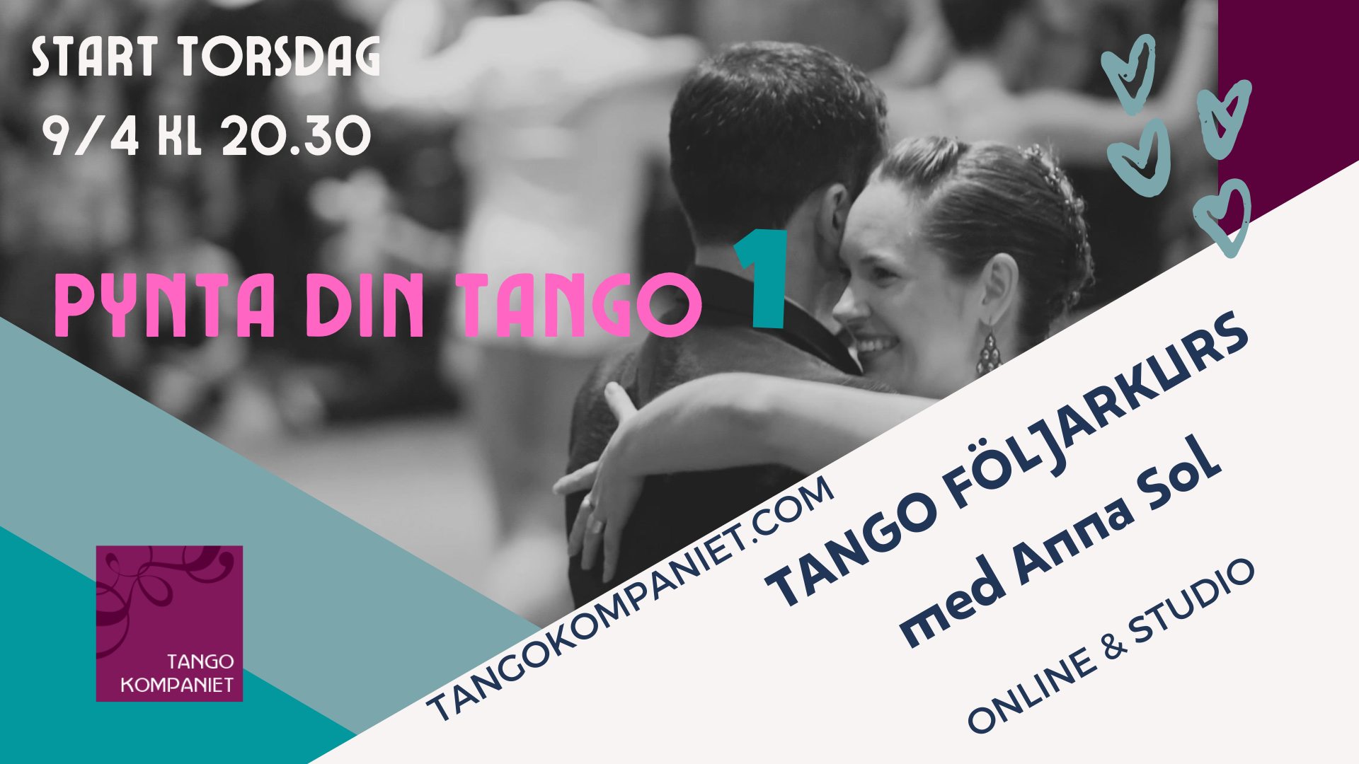 Pynta din tango - adornos pynt för följare med Anna Sol - i studio & online