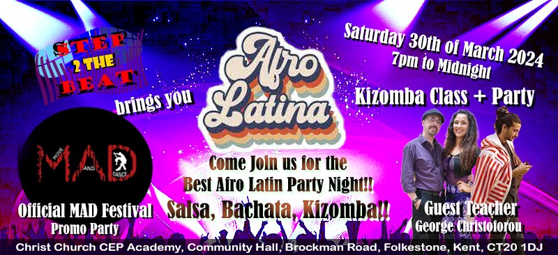 Afro Latina Party Night - March with Guest Teacher *George Christoforou* (MAD FESTIVAL PROMO PARTY)