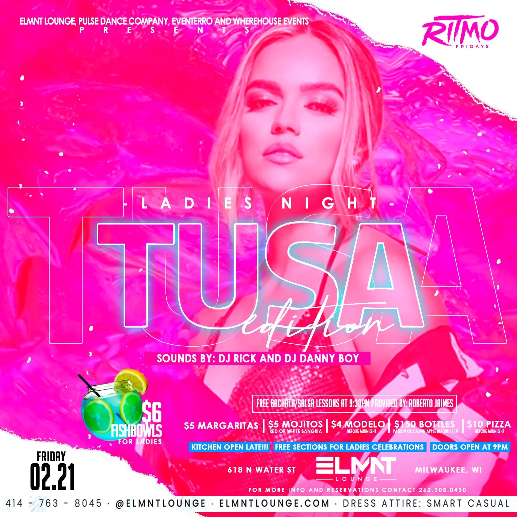 Ritmo Friday's Ladies Night - Tusa Edition