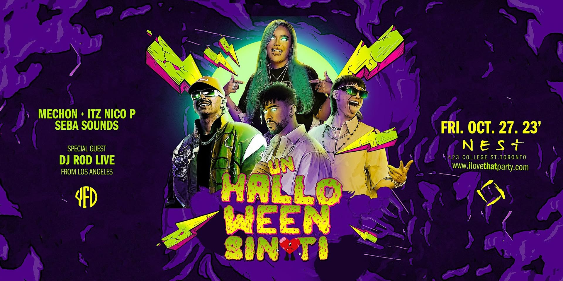 Un Halloween Sin Ti @ NEST Toronto (19+)
