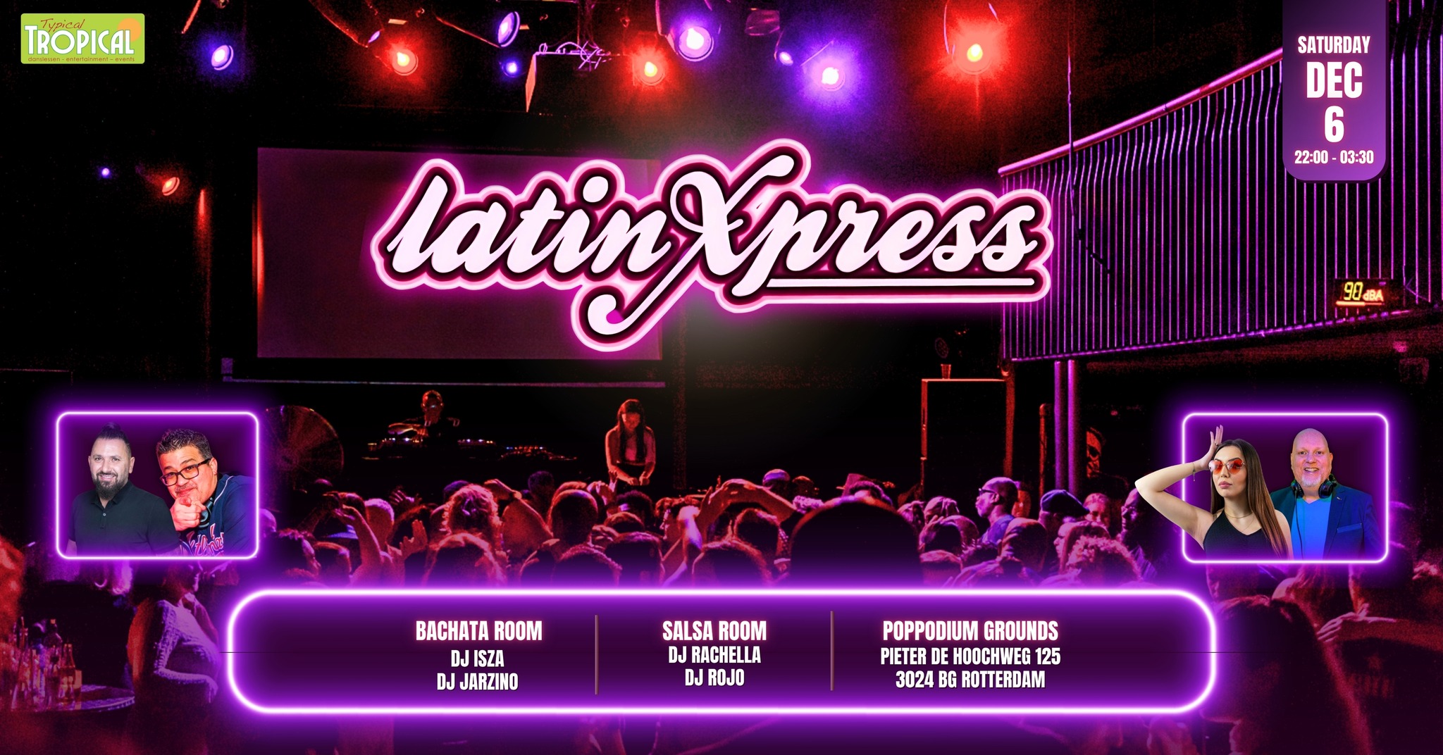 LatinXpress โข The best of Salsa & Bachata โข 2 rooms โข Saturday, October 4
