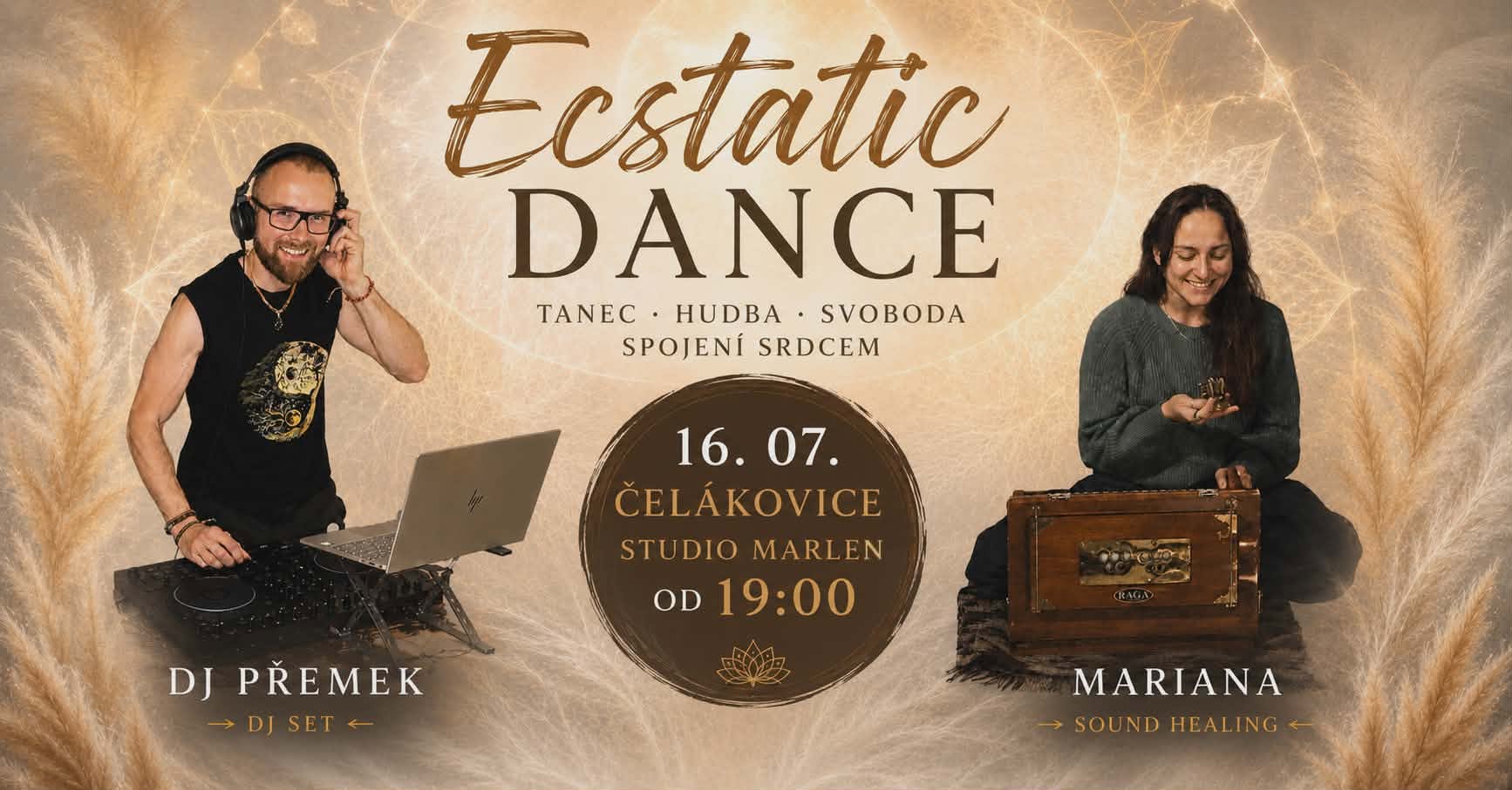 Ecstatic dance a soundhealing Čelákovice