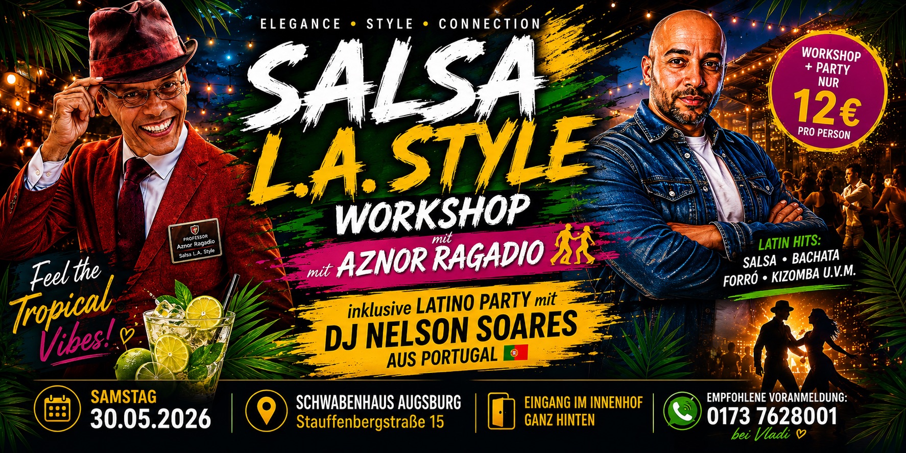 🔥 SALSA L.A. STYLE WORKSHOP MITTELSTUFE 🔥 💃 Elegance • Style • Connection 🕺