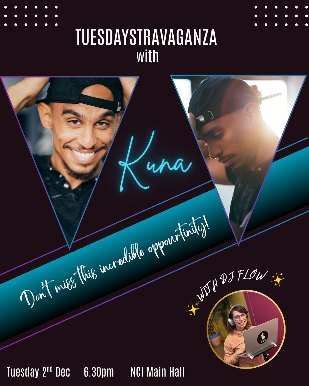 π KUNA in Cambridge!! π With DJ Flow π