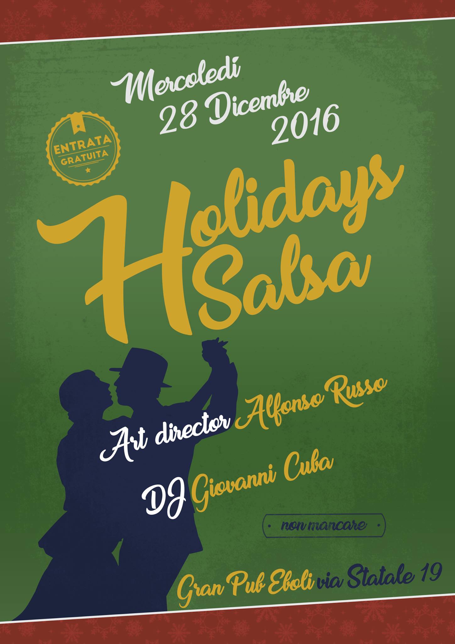 Gran Pub Serata Salsa Mercoledi 28 Dicembre Ingresso Gratuito�