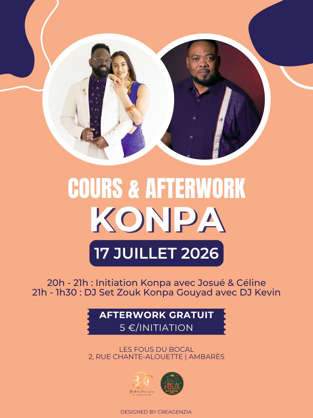 Cours & Afterwork Konpa