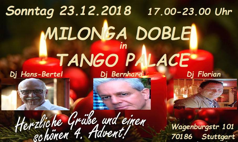 4.Advent - Milonga DOBLE in Tango Palace