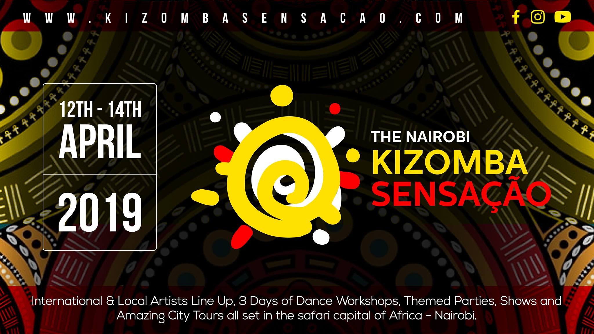 ✺ Nairobi Kizomba Sensação ✺ April 12 - 14 2019