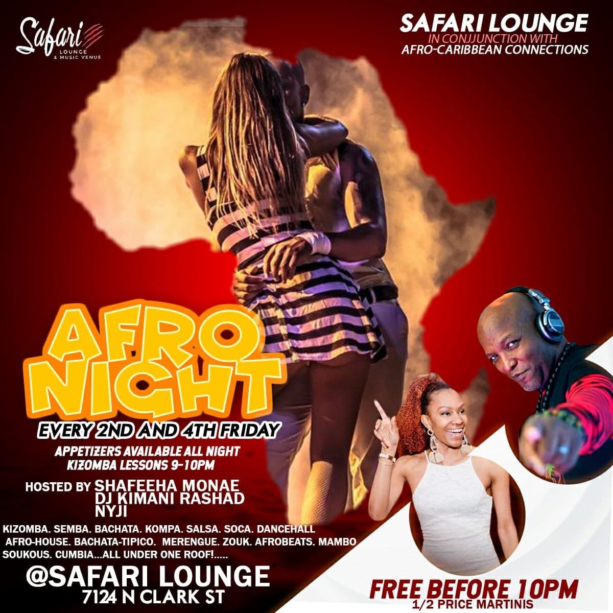 Afro-Nights! Every 2nd & 4th Friday