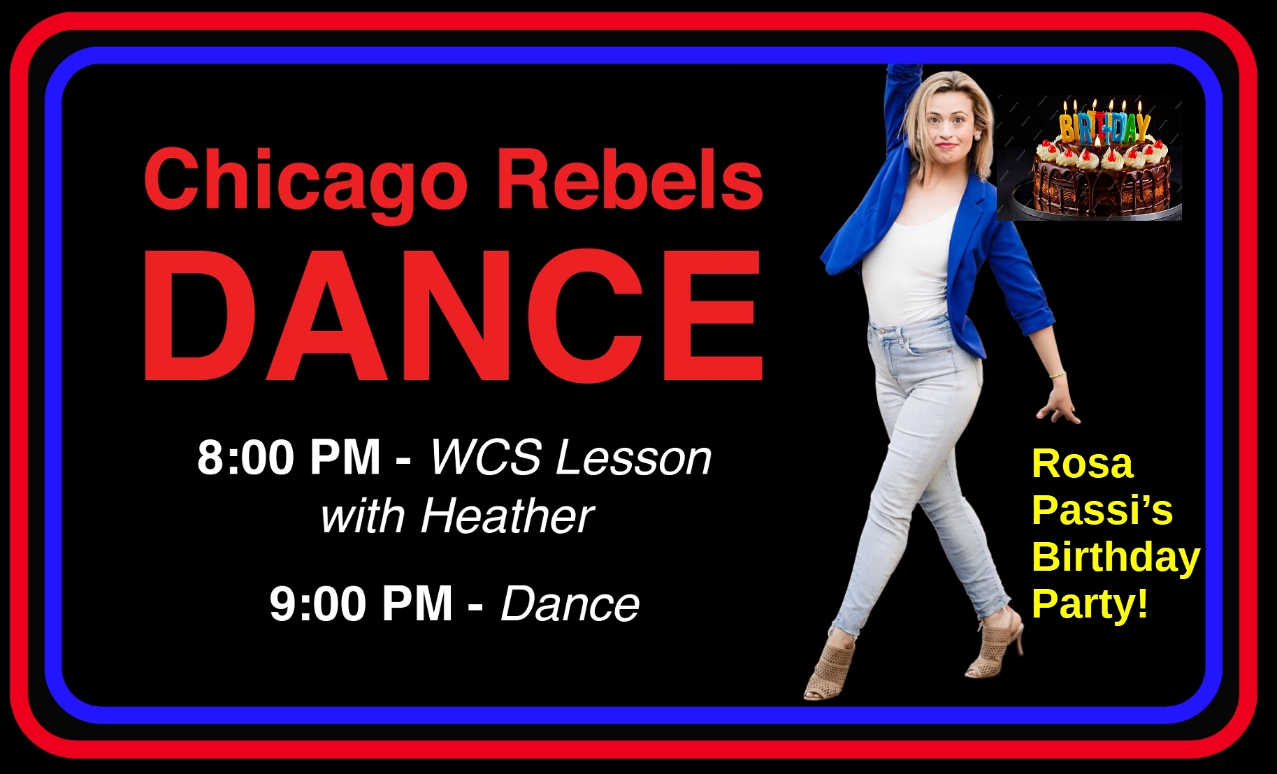 Chicago Rebels Dance - Heather Fronczak Teaches West Coast Swing