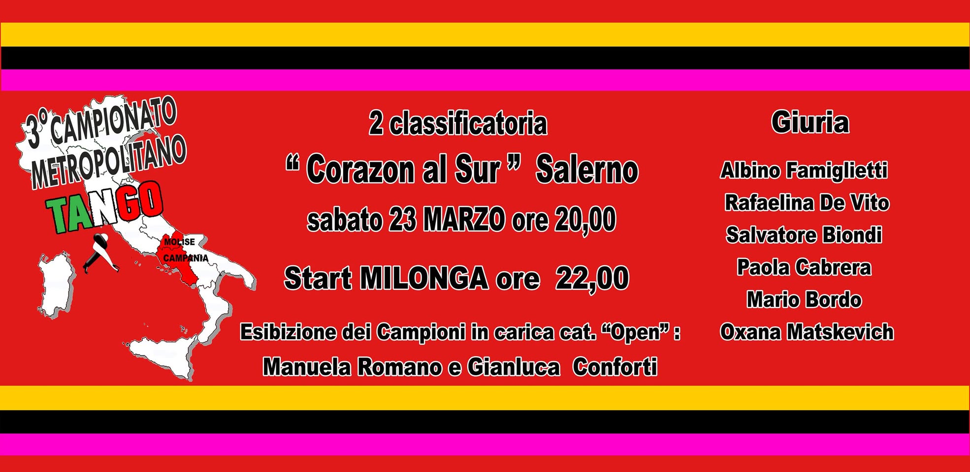 Milonga Speciale - Campionato Metropolitano Campania Molise