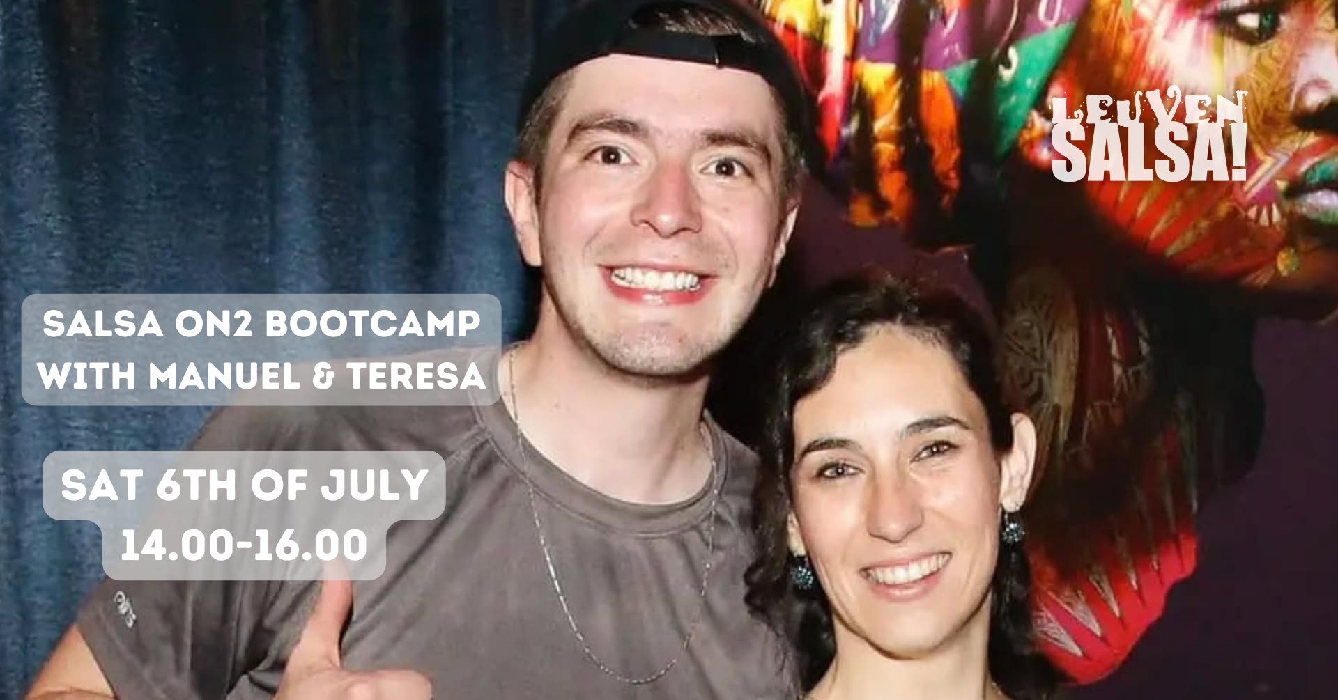 Salsa on2 partnerwork bootcamp with Manuel & Teresa