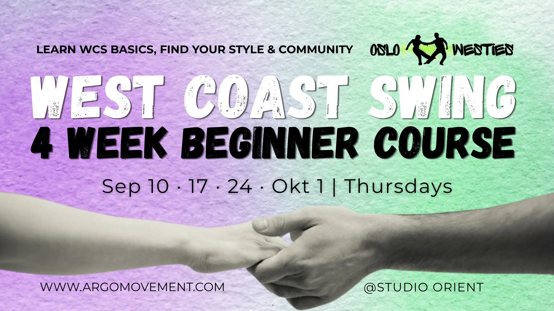 Beginner West Coast Swing Course ( 4 - weeks)