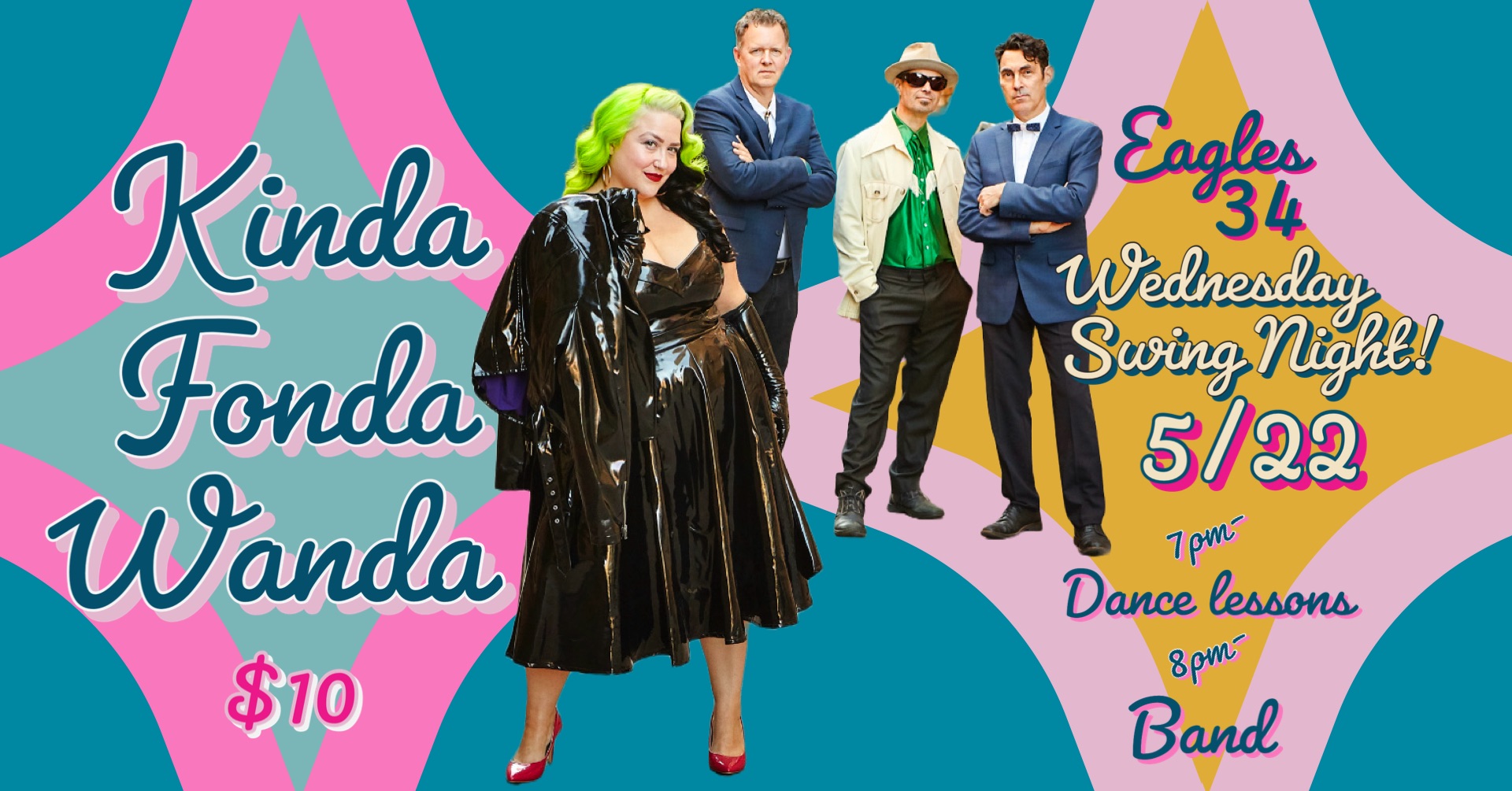 Wednesday Swing Night w KINDA FONDA WANDA!