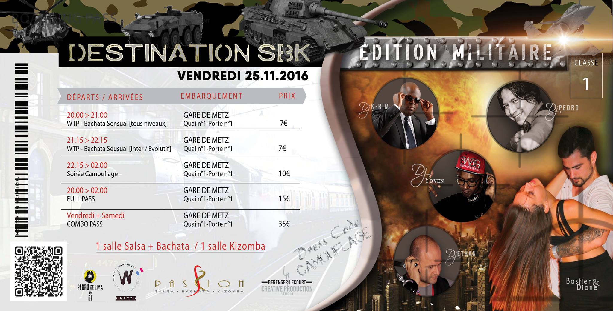 Destination SBK - Edition Militaire 2 salles - 2 ambiances