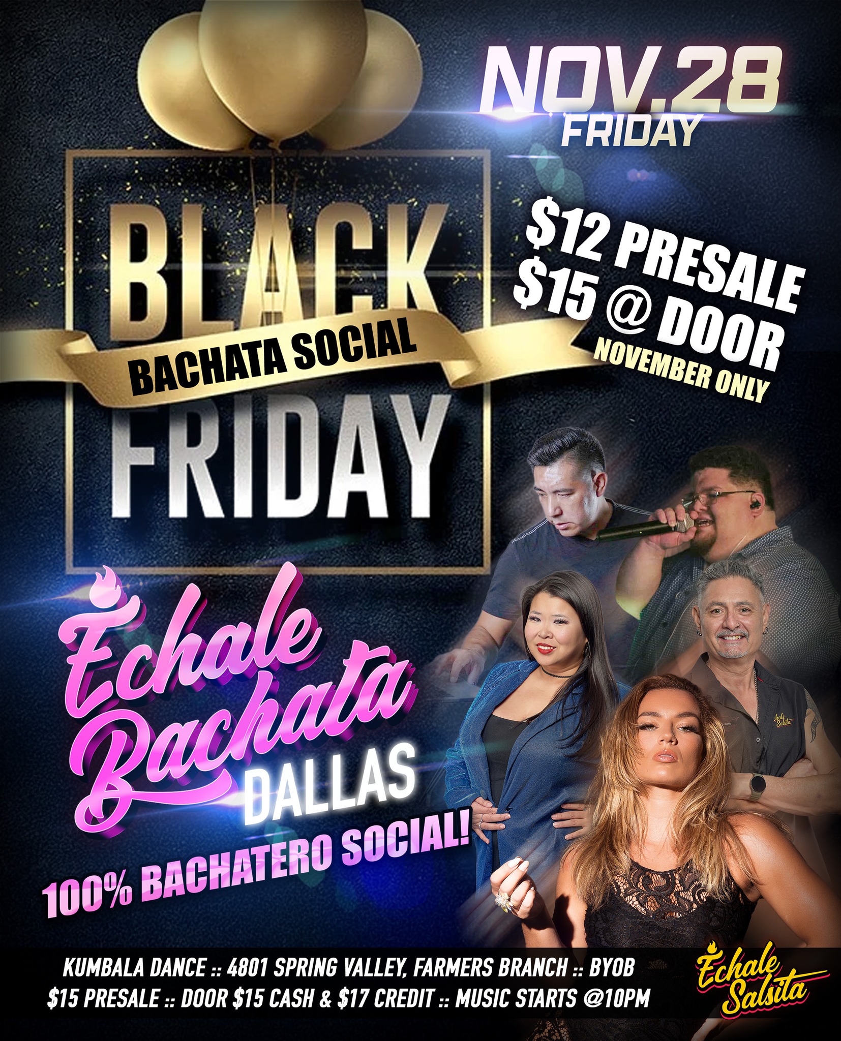 Black Friday Echale Bachata Social