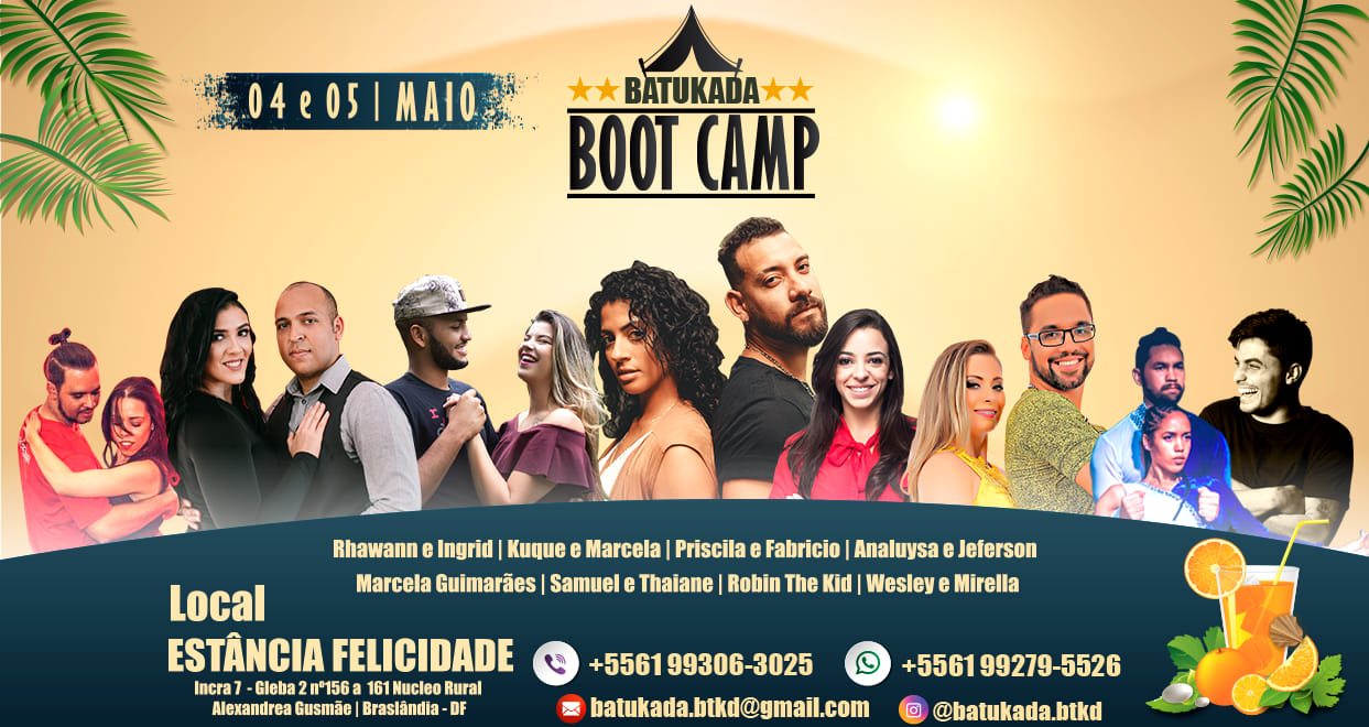 Batukada BOOT CAMP - 1ª Edição 04 e 05 Maio 2019