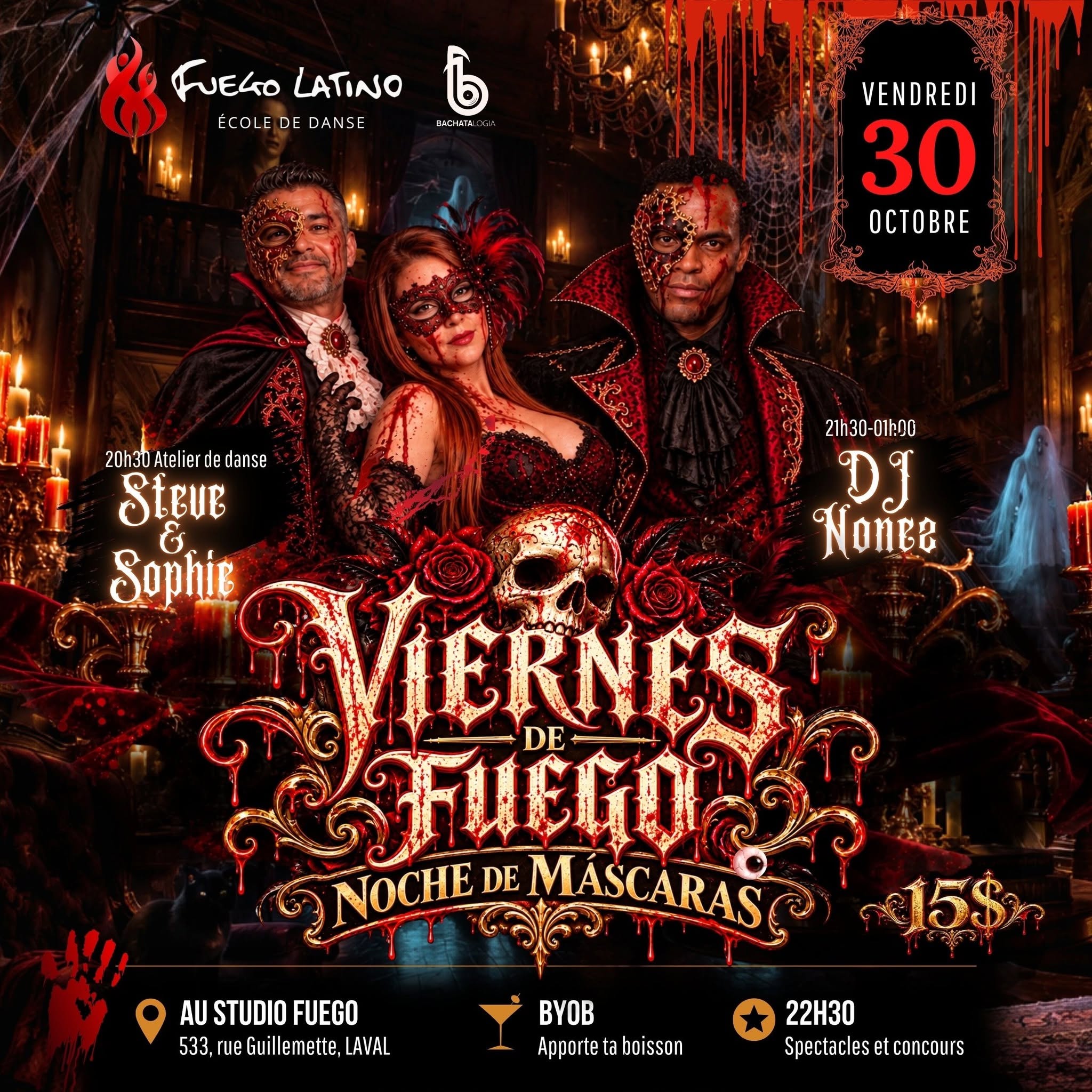 Viernes de Fuego - Édition Halloween- Noche de Máscaras