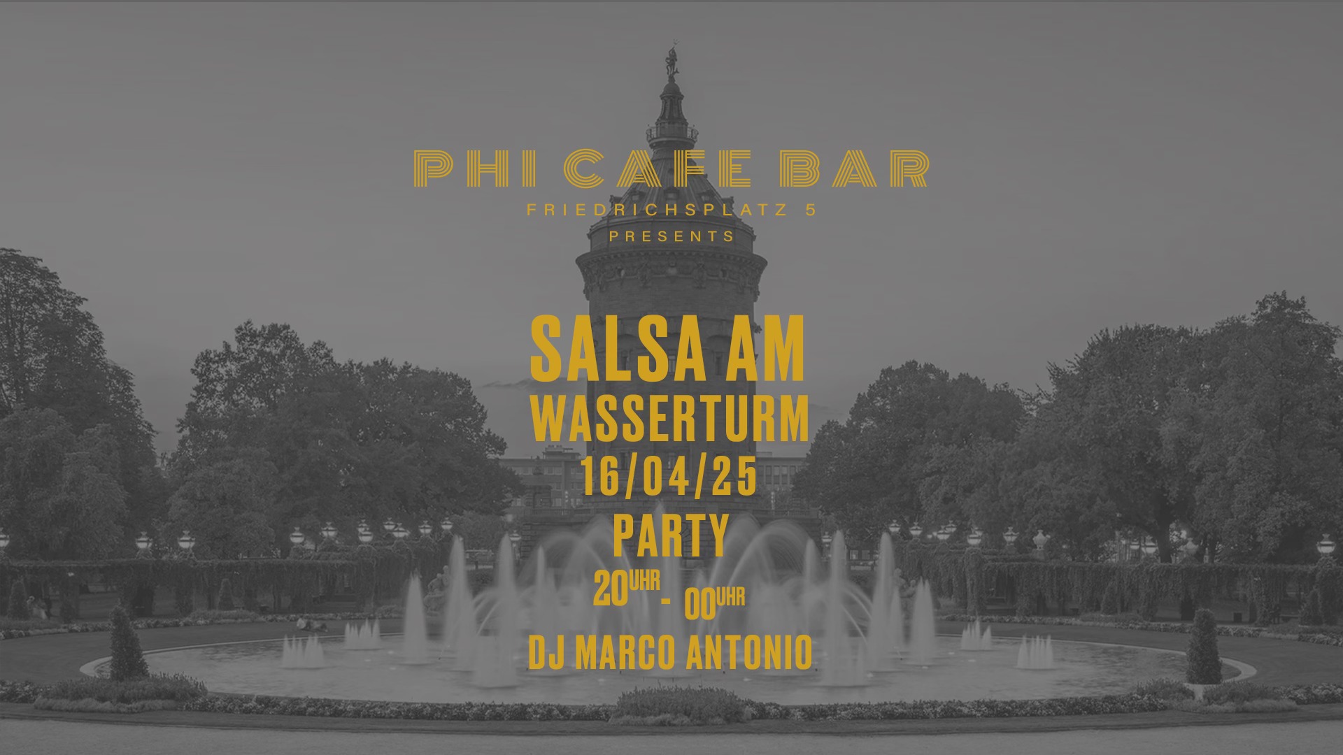 SALSA AM WASSERTURM DJ Marco Antonio