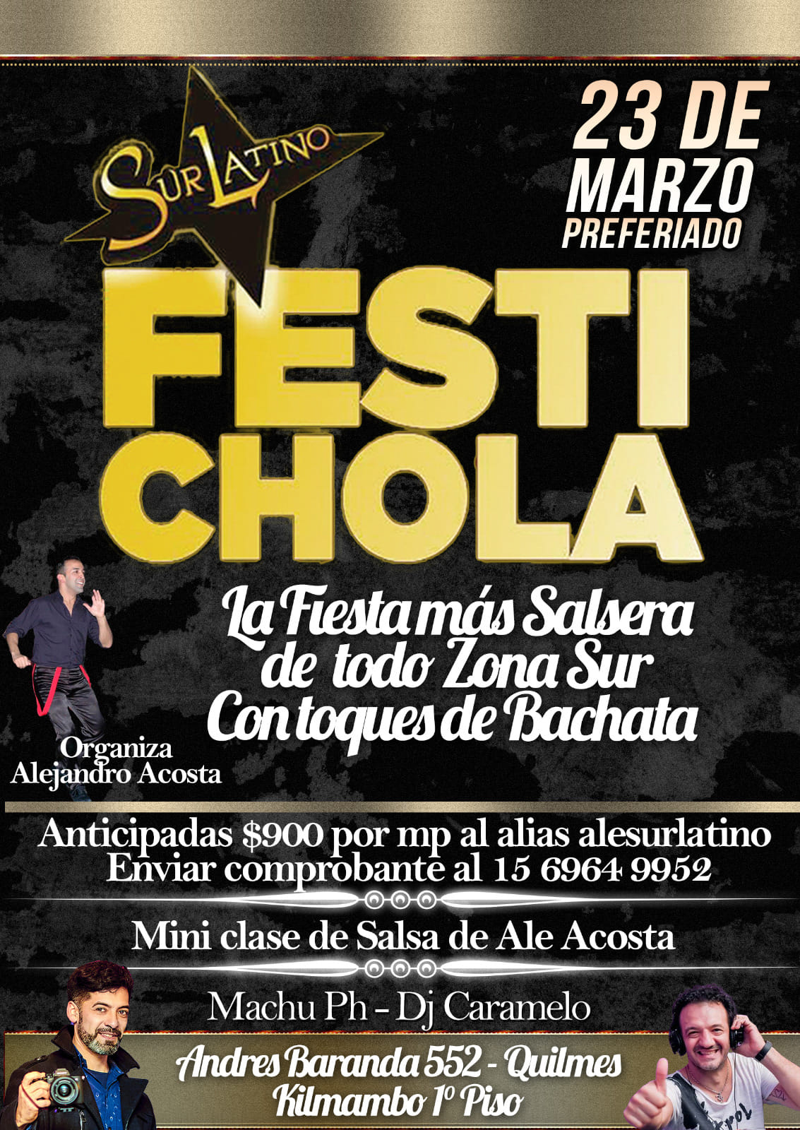 FESTICHOLA SALSERA! Preferiado 23 de Marzo!