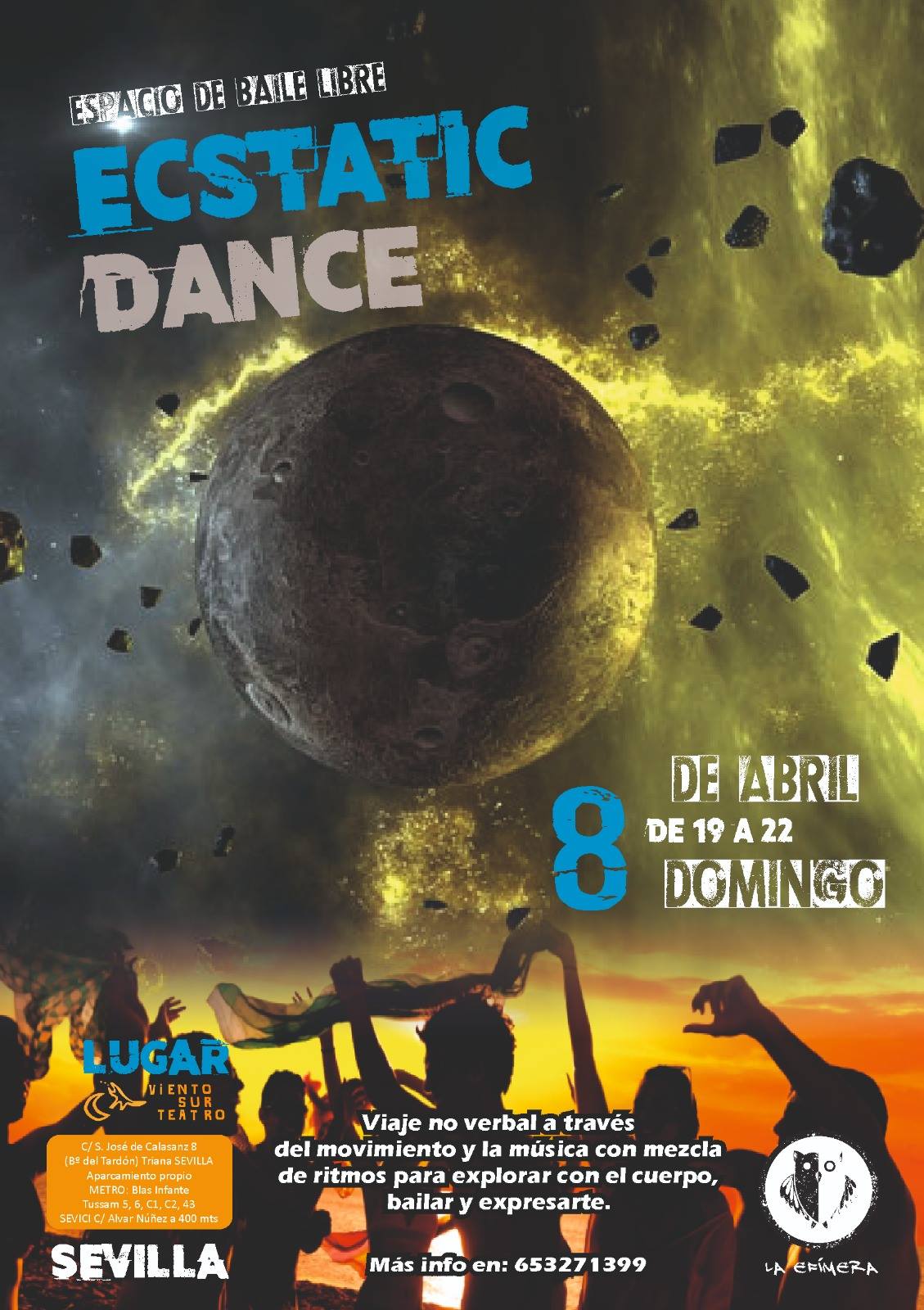 Ecstatic dance 8 de abril La Efímera