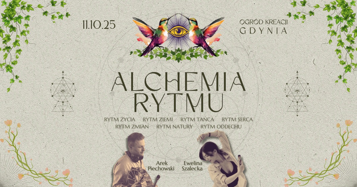 ALCHEMIA RYTMU Ajurweda Ceremonia Kakao Ecstatic Dance Pieśni Serca GDYNIA 11.10.2025