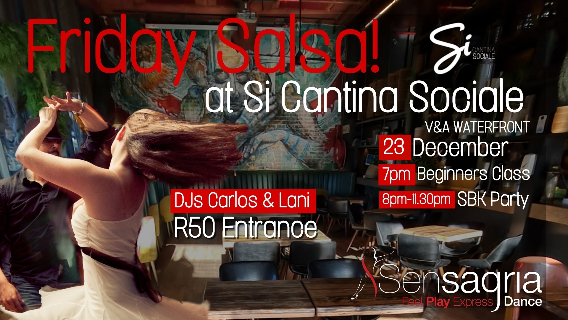 Friday Salsa at Si Cantina Sociale!