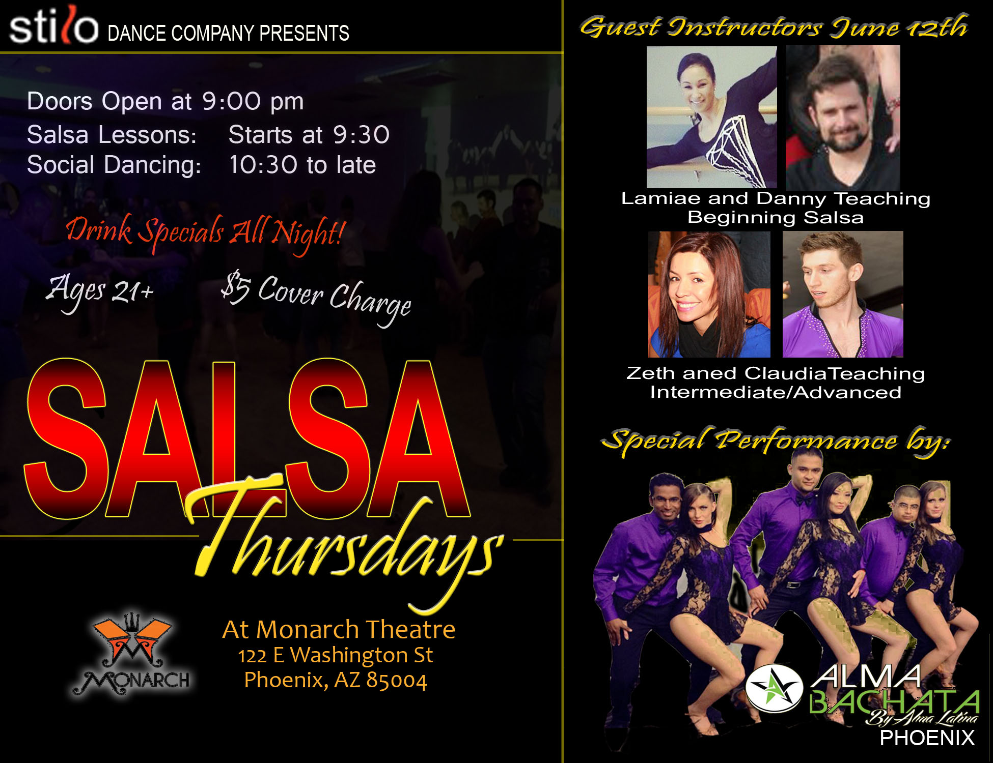 Welcome Back Performance - Alma Latina Bachata Phoenix!