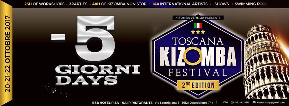 Kizomba Day Night al Jux Tap Sarzana!!!