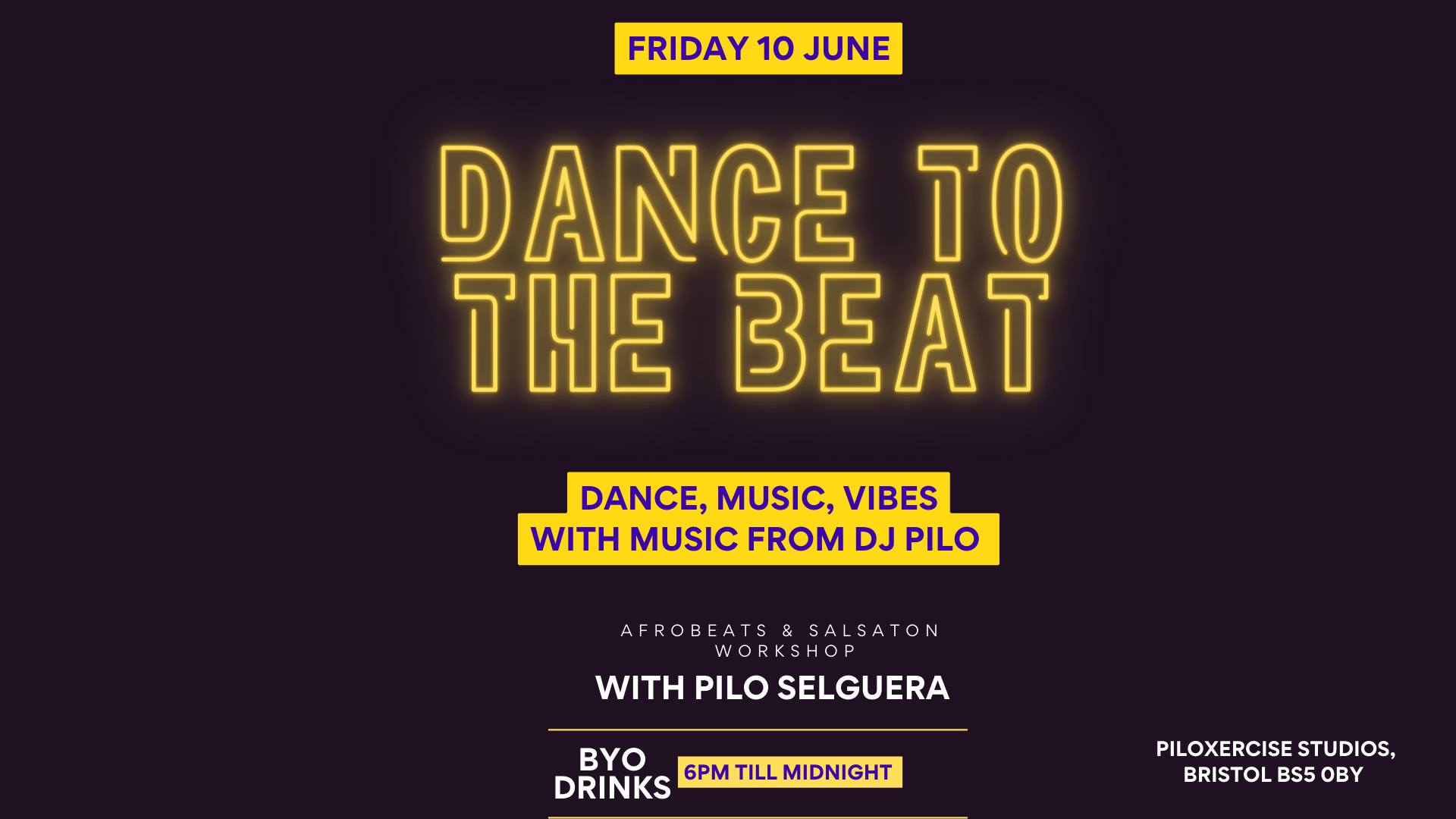 Dance to the BEAT - welcome back PILO!