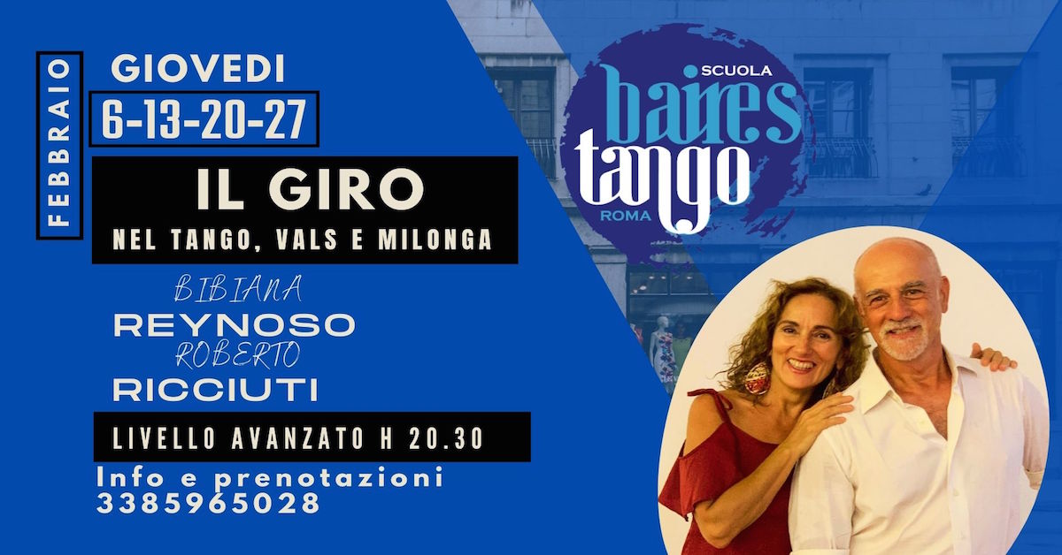 a FEBBRAIO Il GIRO nel Tango, Vals e Milonga