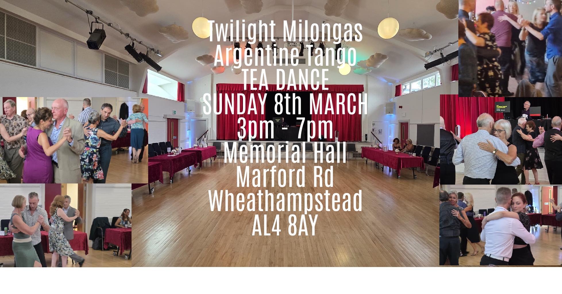 Twilight Milongas TEA DANCE SUNDAY 8th MARCH