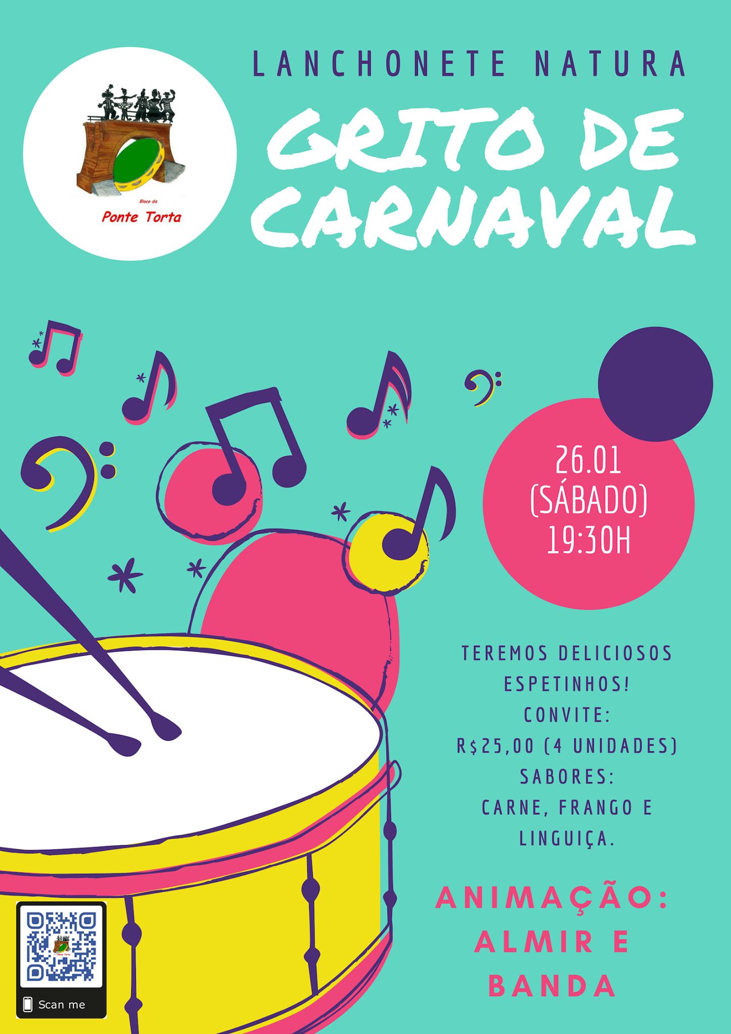 Grito De Carnaval Do Bloco Da Ponte Torta