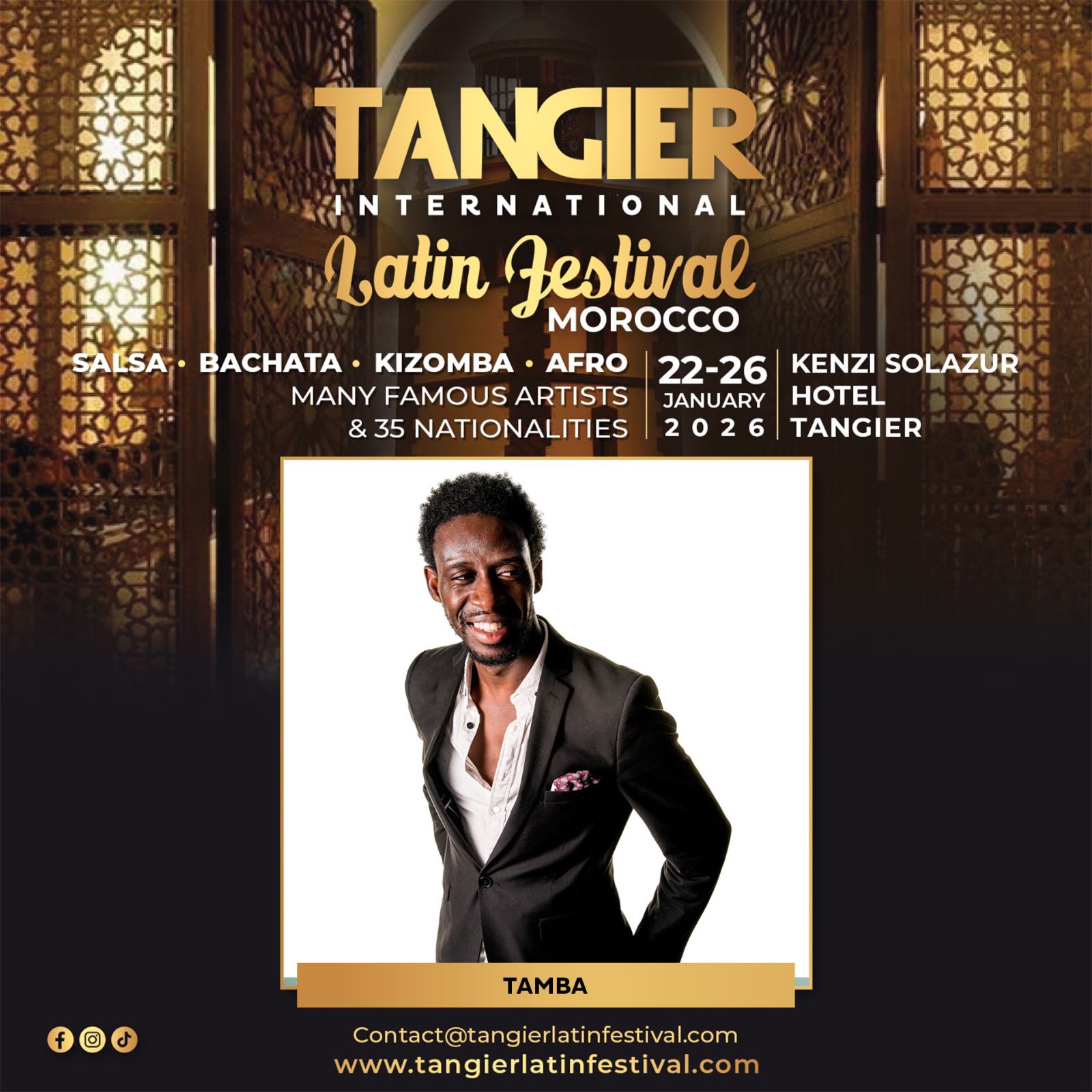 Salsaché UK Go to Tangier International Latin Festival! 22-26 Feb 2026