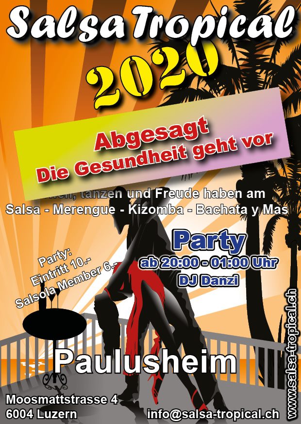 Abgesagt ☆ ★ ☆ Salsa Tropical ☆ ★ ☆