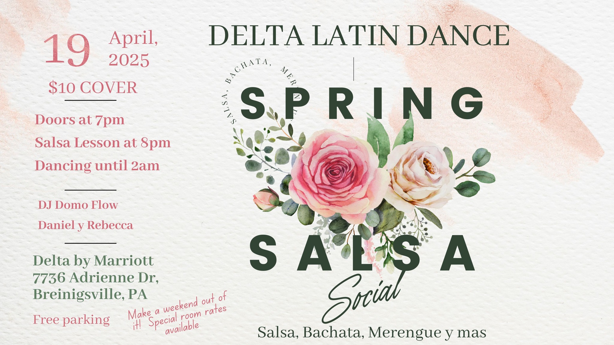Delta Latin Dance: Spring Salsa Social