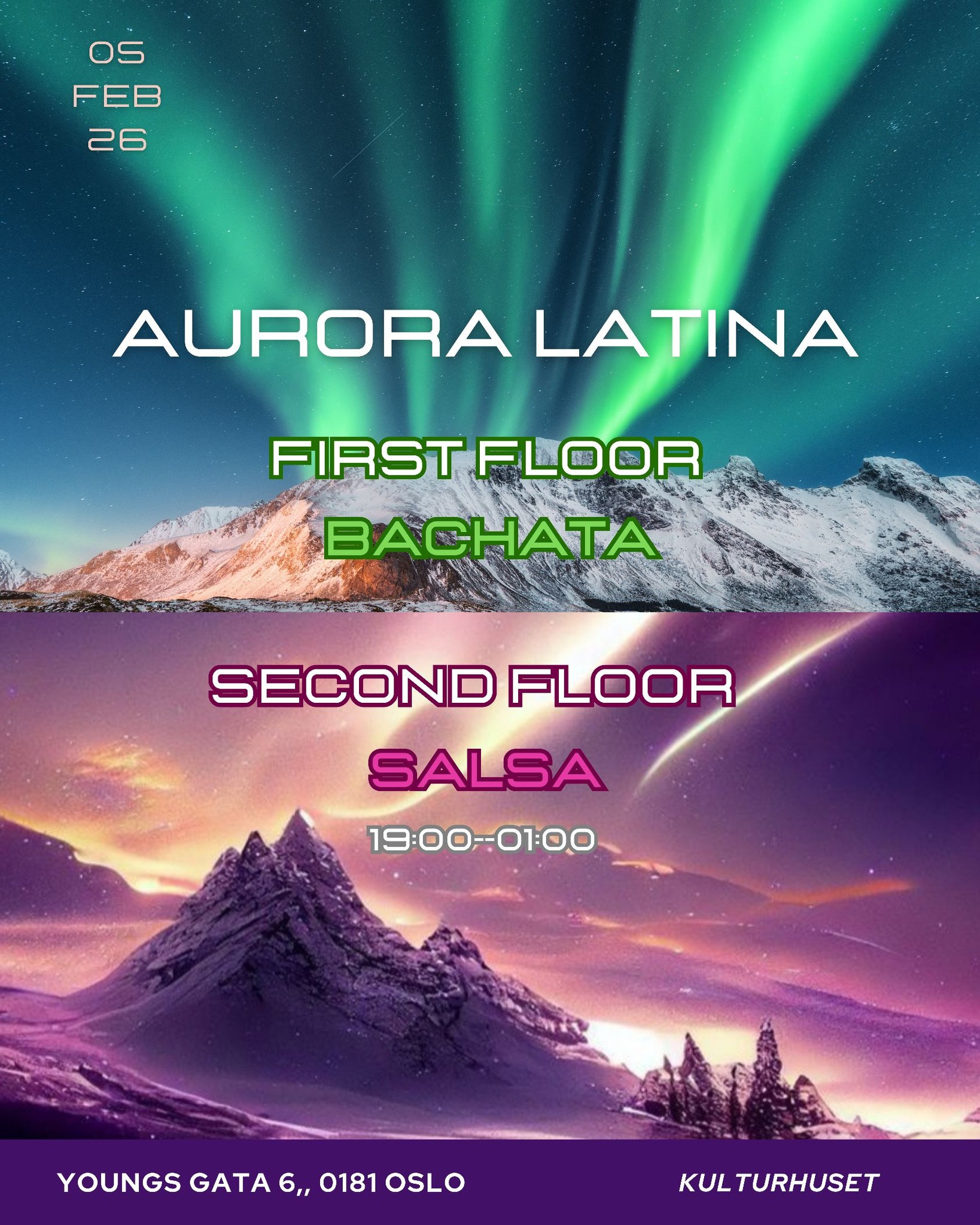 aurora latina bachata & Salsa Night