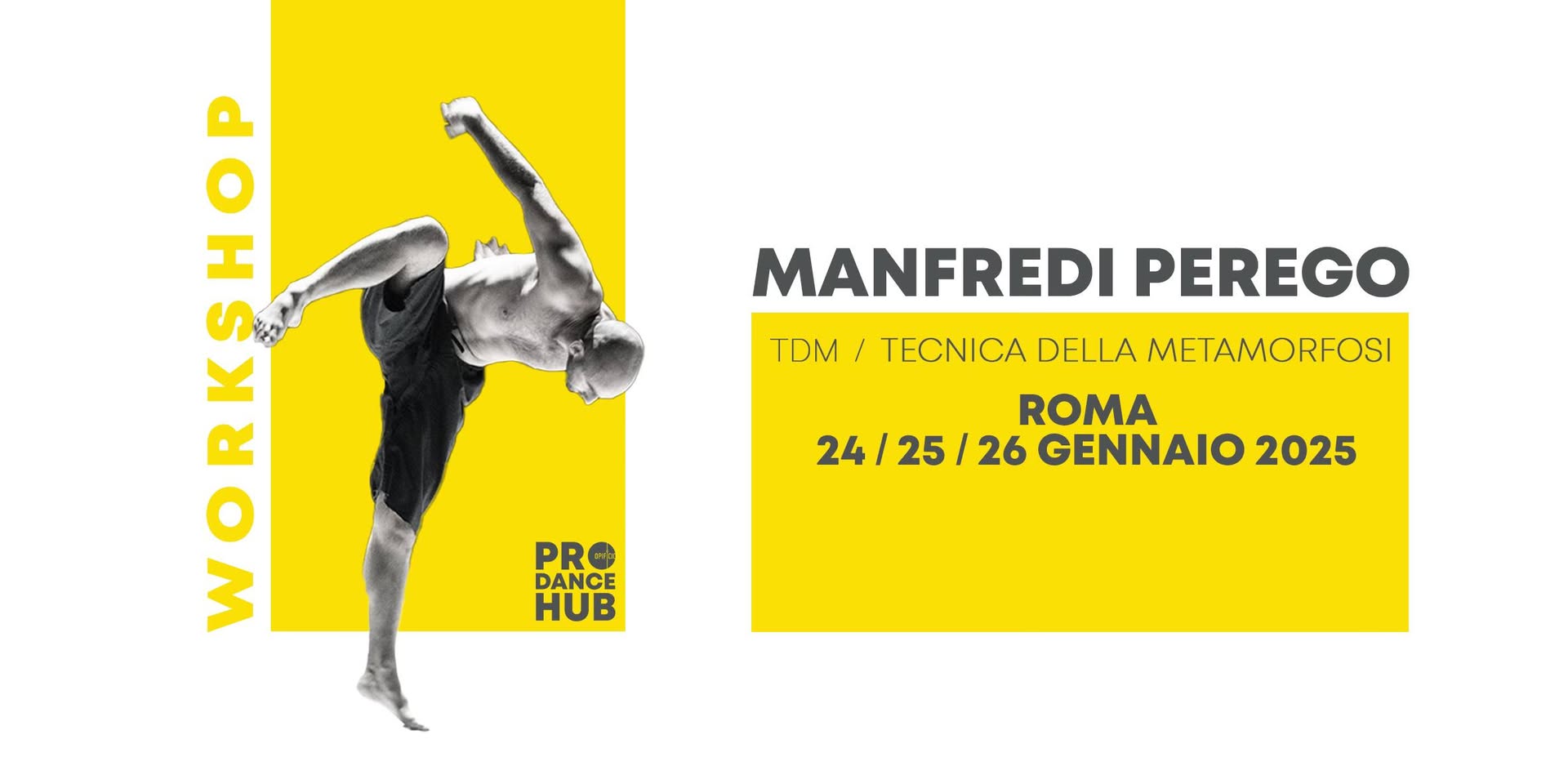 Workshop con MANFREDI PEREGO