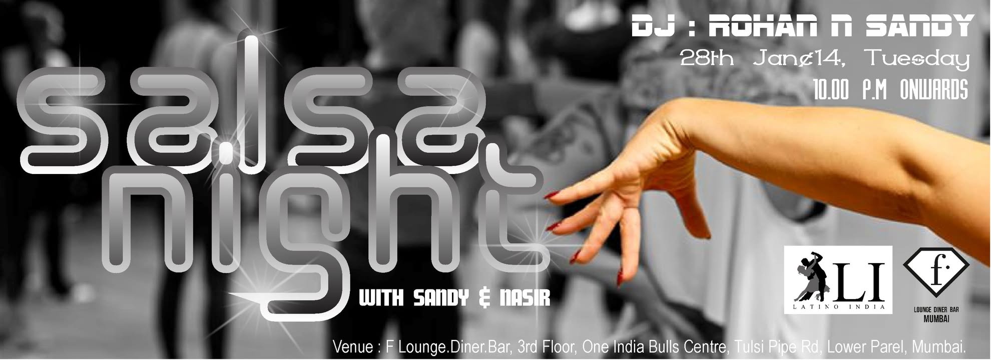 SALSA NIGHT BY LATINO INDIA SANDY , NASIR & ROHAN