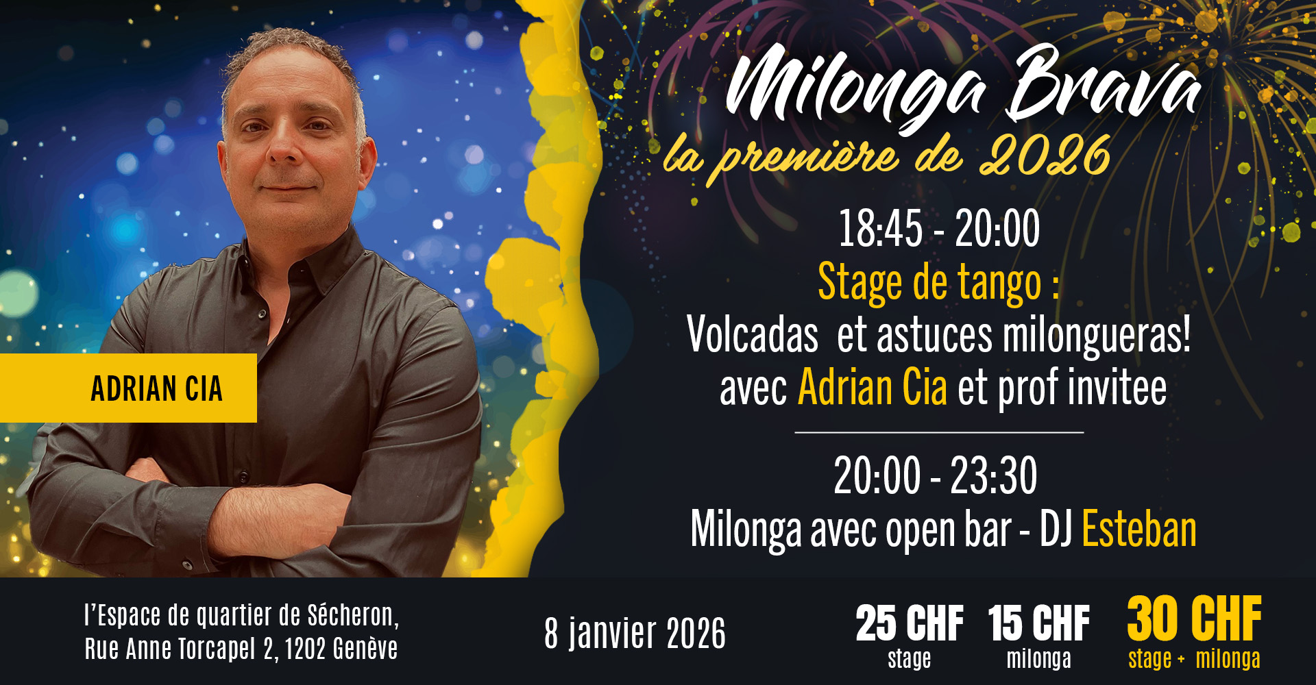 Milonga Brava avec Adrian Cia