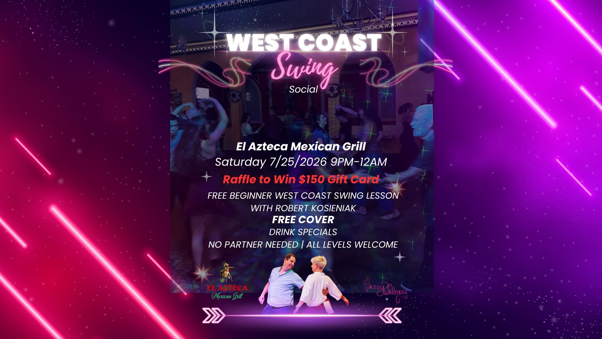 West Coast Swing Social at El Azteca Mexican Grill