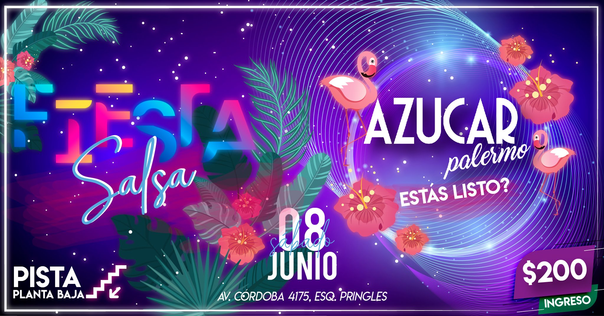 Sab.08.jun! Fiesta de Salsa! Azucar Palermo!