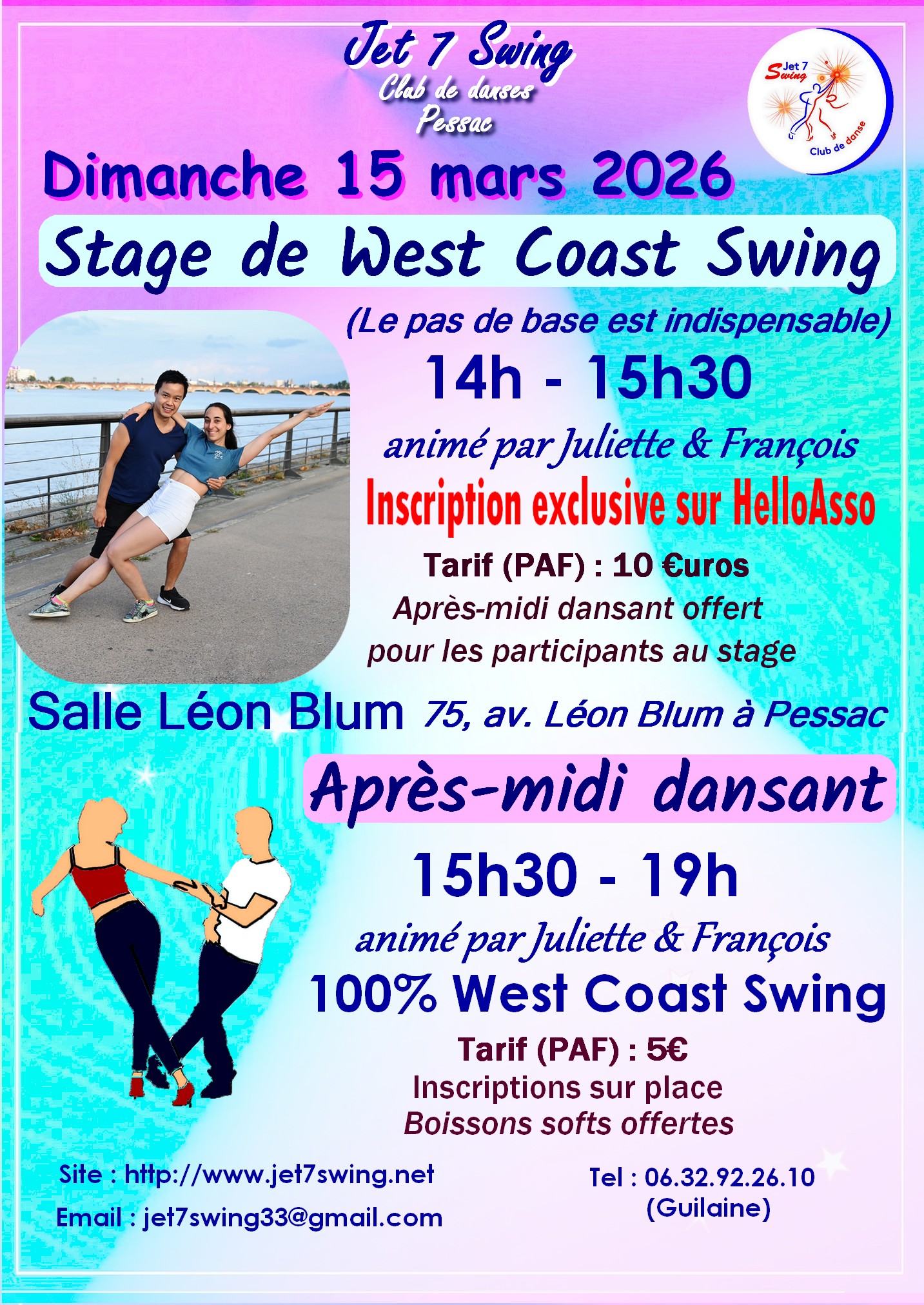 Stage & Après midi 100%West Coast Swing