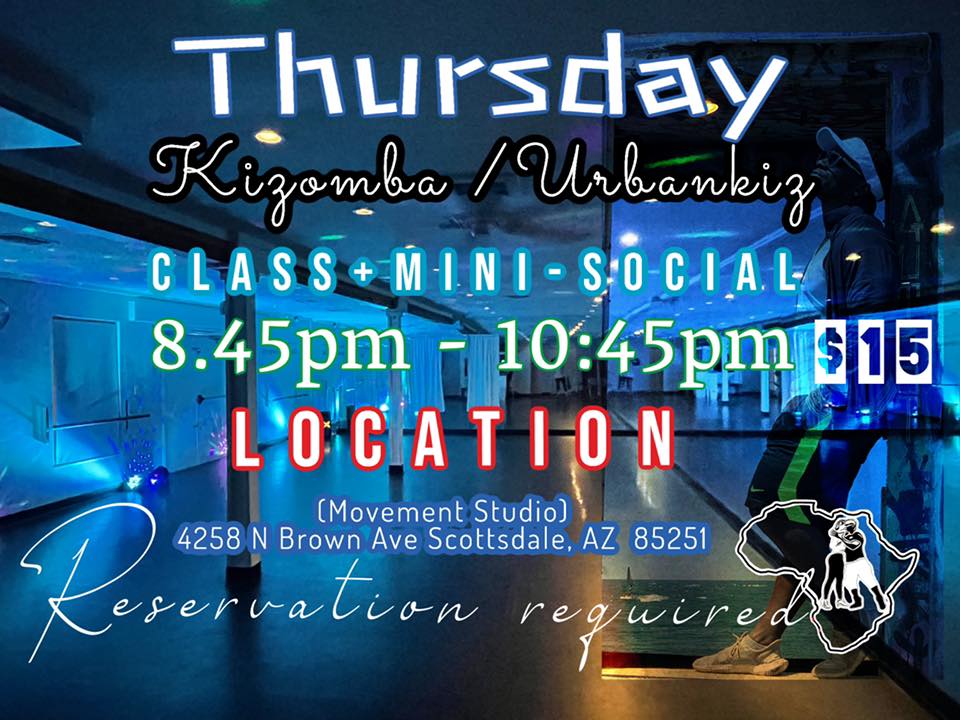 Kizomba urbankiz Thursday with Magic Mike
