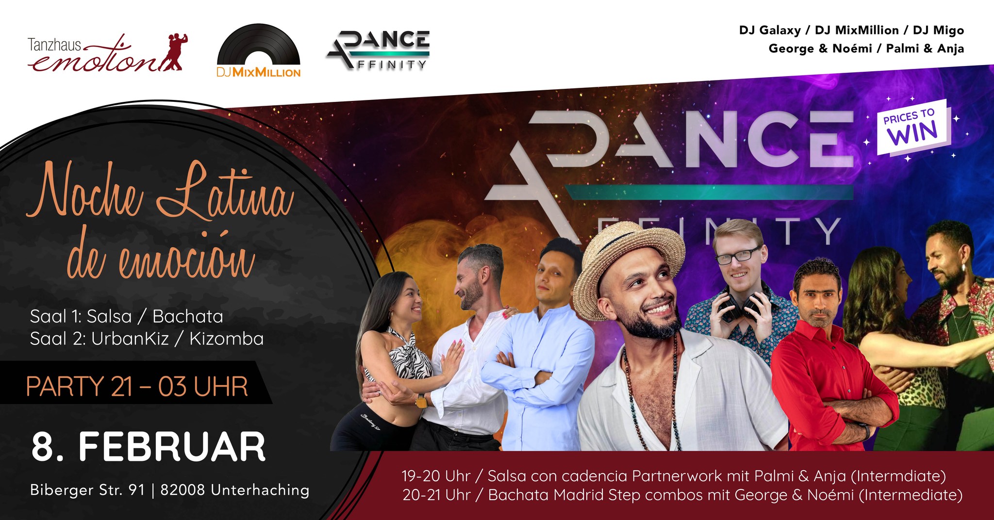 Noche Latina de emociรณn - Dance Affinity edition